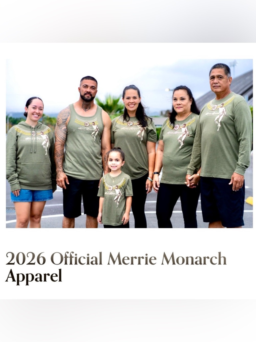 🌋 63rd Merrie Monarch 2026 t-shirts Hilo Hawaii hula festival Kane 50th NWT